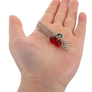 Cherry Bling Hair Clip